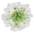 thumbnail image 4 of Simulation Silk Hydrangea Flower Head Color Of White , Hydrangea Heads Artificial Flowers Heads With Stems For Home Wedding Decor Pack Of 10, 4 of 7