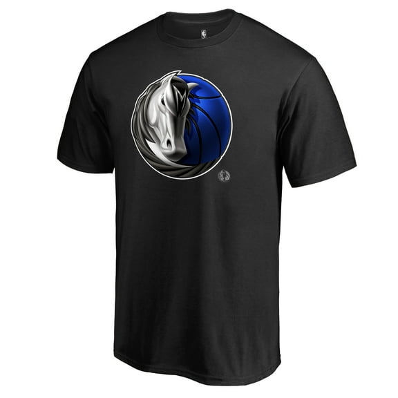 Men's Black Dallas Mavericks Midnight Mascot T-Shirt