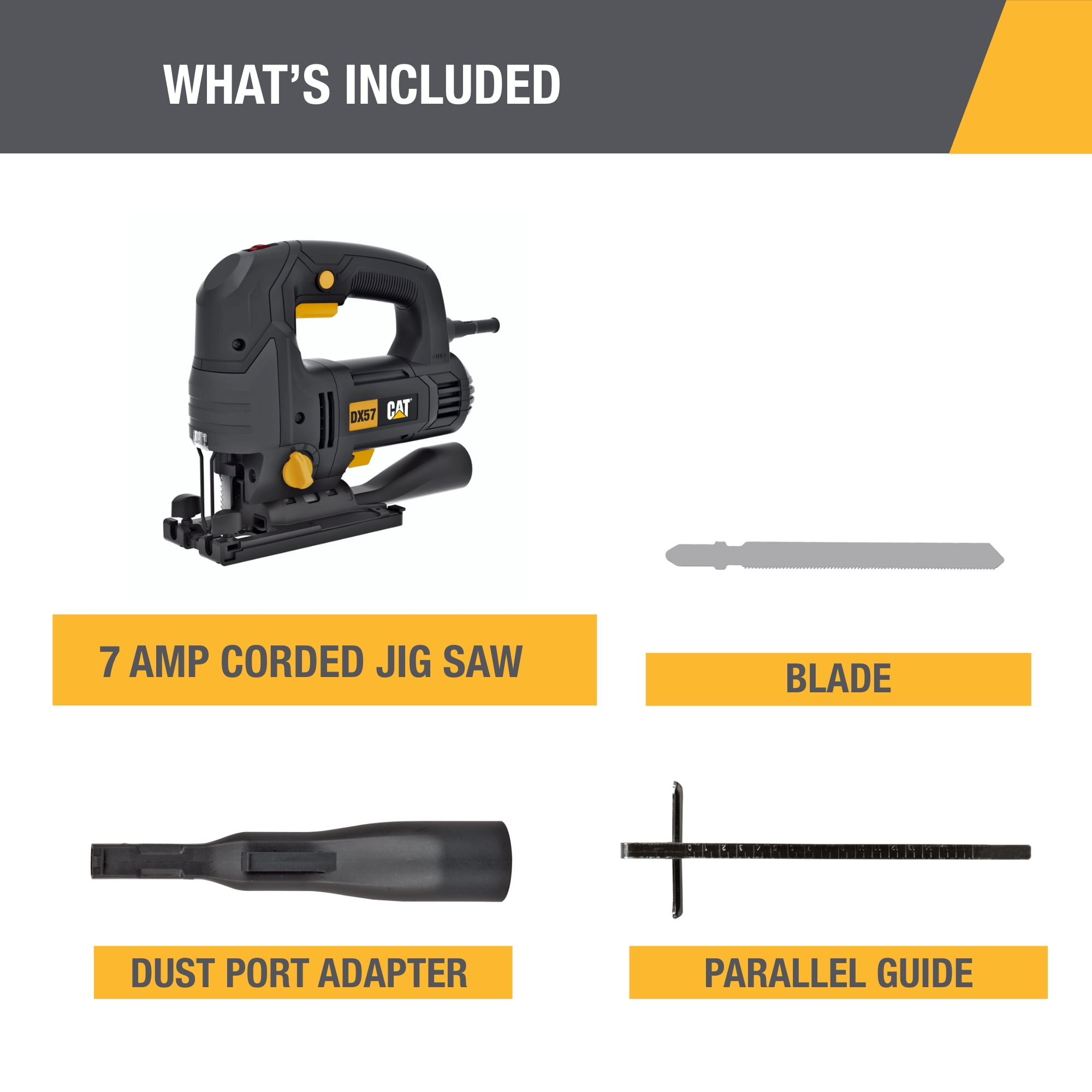 Caterpillar Cat® DX57U Corded Jig Saw 7-AMP