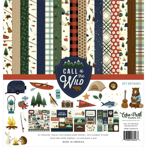 Echo Park Collection Kit 12"X12"-Call Of The Wild OW281016