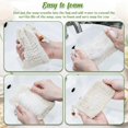 thumbnail image 2 of 80 Pack Soap Exfoliating Bags,Soap Saver Made Sisal Mesh Soap Bag Bar Soap Bag with Drawstring for Bath & Shower Use, 2 of 5