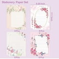 thumbnail image 3 of baomifa-64 Lined Writing Stationery Paper - Beautiful Design Writing Letter Paper Set for Greeting Cards, Thank You Notes, Invitation Cards, A4 Size, 8 Different Style, 3 of 4