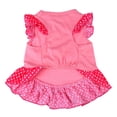 thumbnail image 4 of Pet Dog Dress Dog Clothes Girl Puppy Shirt Yorkie Clothes Cute Doggie Dress Pet Apparel for Small Dogs and Cats (Pink Angel, M), 4 of 4