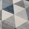 thumbnail image 6 of 2â€™ x 12â€™ Navy Blue Geometric Diamond Runner Rug, 6 of 12