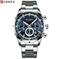 thumbnail image 2 of 8355 Reloj de lujo clásico de cuarzo para hombre Reloj 3ATM Impermeable Estuche grande Reloj gra CURREN  Reloj de los hombres, 2 of 7