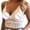 White, variant on Aloohaidyvio Bra Women Vest Crop Wireless Bra Lingerie Sexy V-Neck Underwear Camisole