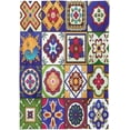 thumbnail image 2 of Coolnut Unbreakable Square Tablecloths with Dust and Wrinkle Resistance-54x54In, Mexican Talavera Ceramic Wedding Kitchen Picnic Buffet Holiday Party House Decor, 2 of 7