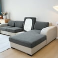 thumbnail image 5 of Lapalife Universal Sofa Slipcover,Wear-Resistant Sofa Cover, L Shape Sectional Couch Covers, Separate Cushion Couch Chaise Cover, High Stretch, Anti-Slip, Water Resistant, 5 of 7