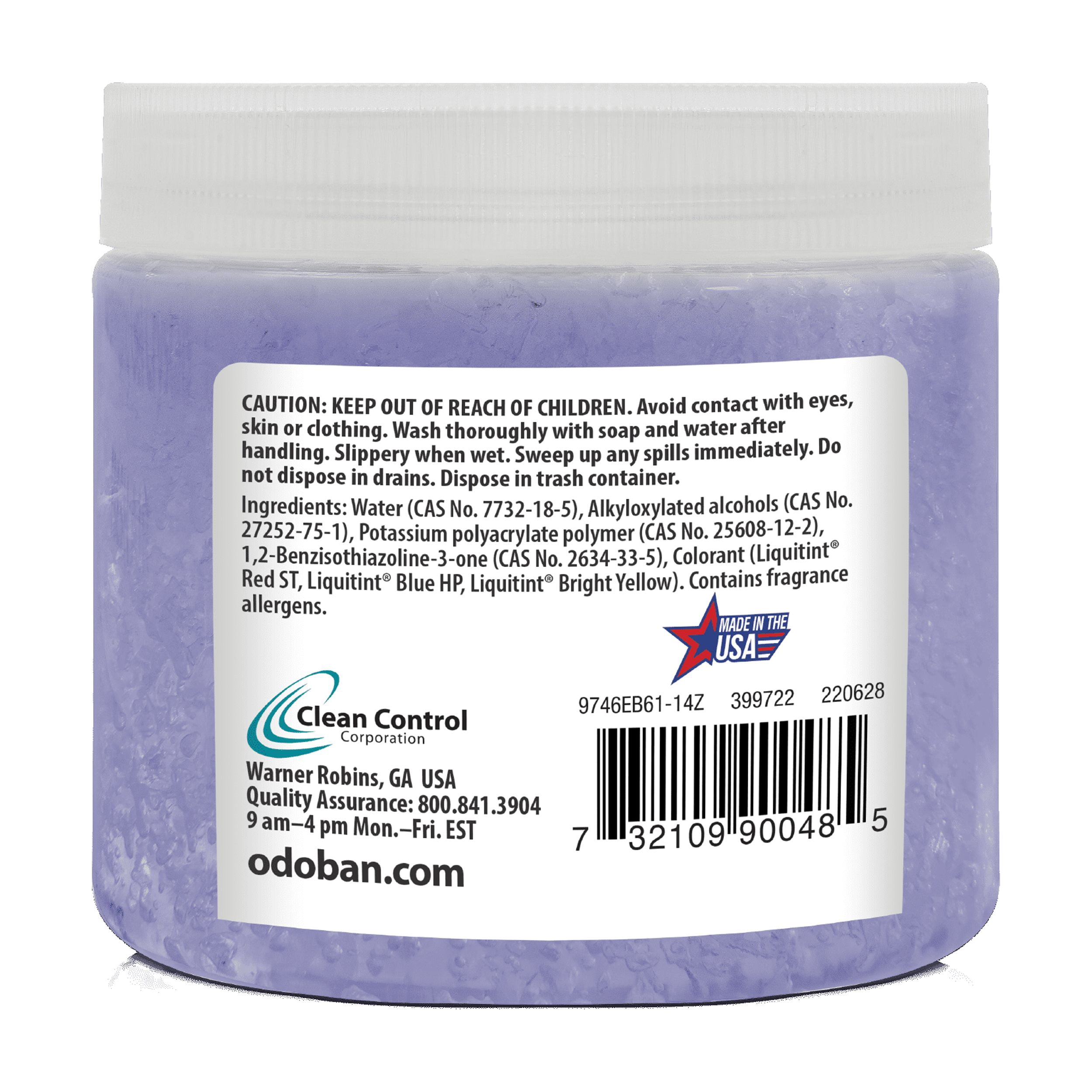 OdoBan OdoMagnet Odor Eliminator Gel Crystals, 14 Ounce 12-Pack, Night Ice Scent