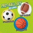 thumbnail image 4 of Toy Toysmith ¡Sal de aquí, adelante! Set Pro-Ball, paquete de 3, 4 of 7