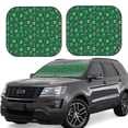 thumbnail image 1 of Saiise Milk Tea for Foldable Car Sun Shades (2-Pack) Offer Sun Protection with an Easy-fold Design for Convenient Windshield Shading-Small, 1 of 6