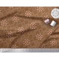 thumbnail image 2 of Soimoi Poly Georgette Fabric Damask & Argyle Geometric Print Fabric by The Yard 52 Inch Wide, 2 of 3