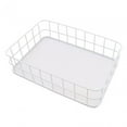 Wrought Iron Wire Storage Basket Fruit Sundries for Pantry Household