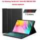 thumbnail image 1 of Samsung Galaxy Tab S5E 10.5 Pulgadas Sm-T720 Sm-T725 Tablet Bluetooth Teclado Retroiluminado Con Funda De Cuero Con Diseño De Mijo (Alemán) - Negro Vogacara EL011263-00, 1 of 6