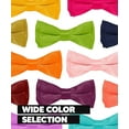 thumbnail image 2 of Vittorio Farina Boy's Solid Silky Bow Tie, 2 of 170