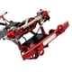 thumbnail image 5 of Kit de eje de acero de aleación de zinc para coche RC, resistente, puente delantero y trasero, accesorios de repuesto Rojo Plata, 5 of 7
