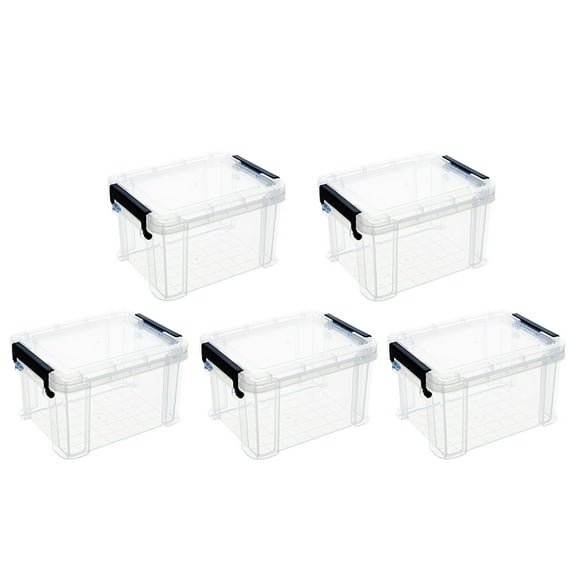 Tote Bags 5 Pcs Daily Use Storage Box PP Material Mini Boxes Plastic Containers with Cover