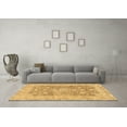 thumbnail image 3 of Ahgly Company Indoor Rectangle Abstract Brown Modern Area Rugs, 8' x 10', 3 of 4
