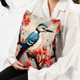 thumbnail image 6 of Woodpecker Elegant Velvet Covers - Set of 2, Decorative Bed Pillow Cases with Unique Patterns for Home Decor, Available in 16x16, 18x18, and 20x20 Inches, 6 of 6