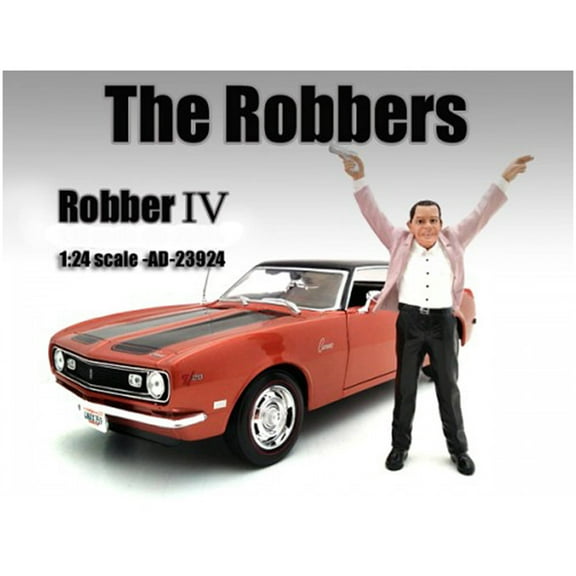 American Diorama 23924 The Robbers Robber IV Figure for 1-24 Scale Models