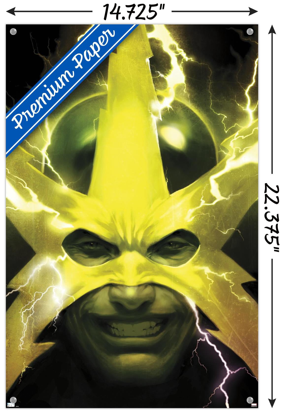 Marvel Comics - Electro - Web of Spider-Man #2 Wall Poster with Pushpins, 14.725" x 22.375"
