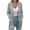 Gray1, variant on AherBiu Plus Size Cardigans for Women Open Front Button down Knitted Sweater Coats Outwear with Pockets