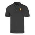 thumbnail image 2 of Men's Cutter & Buck Heather Black Wyoming Cowboys Big & Tall Forge Eco Stretch Recycled Polo, 2 of 3