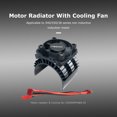 thumbnail image 3 of Ventilador de motor RC de 25000 rpm, aleación de aluminio para 540 550 3650 F540 3660 3670 (negro) Likrtyny Para estrenar, 3 of 9