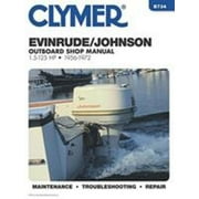 Clymer Evinrude/Johnson Outboard Shop Manual 1.5-125 Hp, 1956-1972: Maintenance, Troubleshooting, Repair [Paperback - Used]