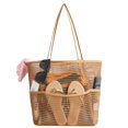 thumbnail image 1 of Bolso de playa de malla Iioscre para mujer, grande e informal, hobo, 1 of 7