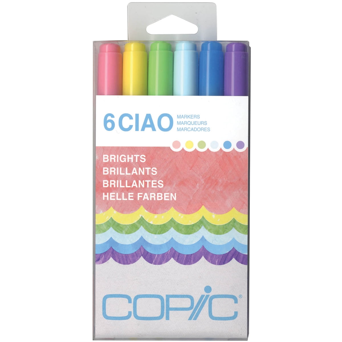 Copic Ciao Markers 6/PkgBrights Copic Ciao Markers 6/PkgBrights