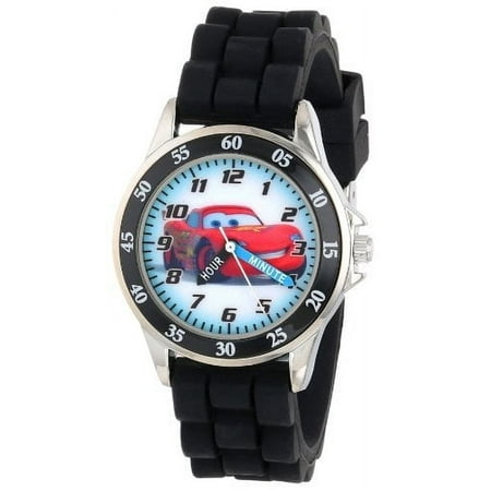 Kids' Time Teacher Watch with Black Rubber Band