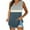 Gray, variant on V Neck Tank Tops for Women Sleeveless Loose Tanks Color Blocked Summer Vacation Beach Tops