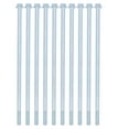 thumbnail image 2 of Half Thread  10 Pcs Half Thread  Fine Thread Carbon Steel Sturdy Lengthened Hex Half Tooth, 2 of 8