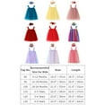 thumbnail image 4 of IBTOM CASTLE Toddler Baby Girls Princess Tutu Dress with Flower Headband Wedding Pageant Dresses Birthday Outfit Set for Photo Shoot 9-12 Months Dusty Pink, 4 of 8