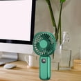 thumbnail image 3 of Small Fan - Mini, Portable, Rechargeable. 4 - Level Adjustable, 2000mAh Battery. Digital Display, Night Light, Power Bank Function. ABS Material, Multiple Use Ways, 3 of 6