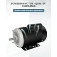 thumbnail image 5 of Electric Motor 1HP Farm Duty Single Phase Motor 1750RPM 115V/230V 56 Frame 13.6-6.8A CW/CCW TEFC, 5 of 7