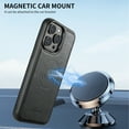 thumbnail image 3 of ELEHOLD Case for iPhone 14 Pro Max,2 in 1 Detachable Magnetic Leather Wallet Case with Card Holder Kickstand,Black, 3 of 7