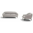 thumbnail image 2 of LV00942 Chair, Pearl Gray Leather - Leonia ( 1Pc/1Ctn ), 2 of 6