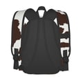 thumbnail image 4 of Rateoe Brown Cow Pattern Student Backpack,Backpack for School,Lightweight Bag,Travel Backpack,Outdoor Backpack,Large Capacity Backpack, 4 of 7