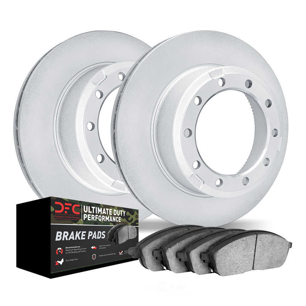 Dynamic Friction Company 4402-54043 DFC Geospec Rotors with Ultimate Duty Performance Brake Pads