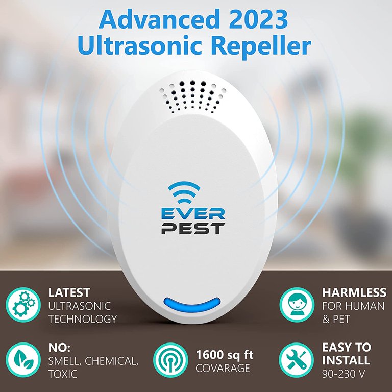 360° Ultrasonic Pest Repeller Electronic Plug-in Pest Control Mouse Ch in  2023