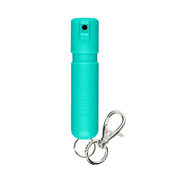 SABRE Mighty Discreet Pepper Spray, Ultra-Compact Design, Mint Green