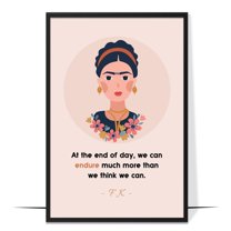 LOLUIS Inspirational Quotes Wall Art, Empowered Women Art Print Decor Gifts for Home Office Classroom, Feminist Poster (DES 2, Unframed 11"x17")