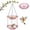 Purple, variant on Bird Bath Hanging Seed Feeder Garden Plate Hanging Tray for Wild Backyard Attracting Birds (Blue-Doulbe Bath)