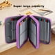 thumbnail image 5 of Estuche de gran capacidad para 72 lápices de colores, con tela resistente y múltiples bolsillos, ideal para guardar útiles escolares y tareas escolares. Aestivo | Morado | AESTIVO, 5 of 7