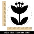 thumbnail image 2 of Scandinavian Tulip Self-Inking Rubber Stamp Ink Stamper - Black Ink - Large 1-1/2 Inch, 2 of 7