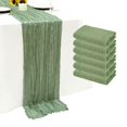 thumbnail image 1 of Camino de Mesa Seveups Verde Salvia Gasa 3 m Poliéster x 55 cm, 1 of 9