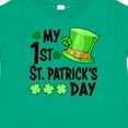 thumbnail image 4 of Inktastic My 1st St. Patrick's Day Green Top Hat and Clovers Boys or Girls Baby T-Shirt, 4 of 5