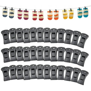  Alcrea™ 32 Sock Clips for Washing Machine and Dryer, with  Hanging Hook. See Warning. Socks Directly to The Drawer with The Clip on,  Without Folding, Losing or Pairing. The Socks' Complete